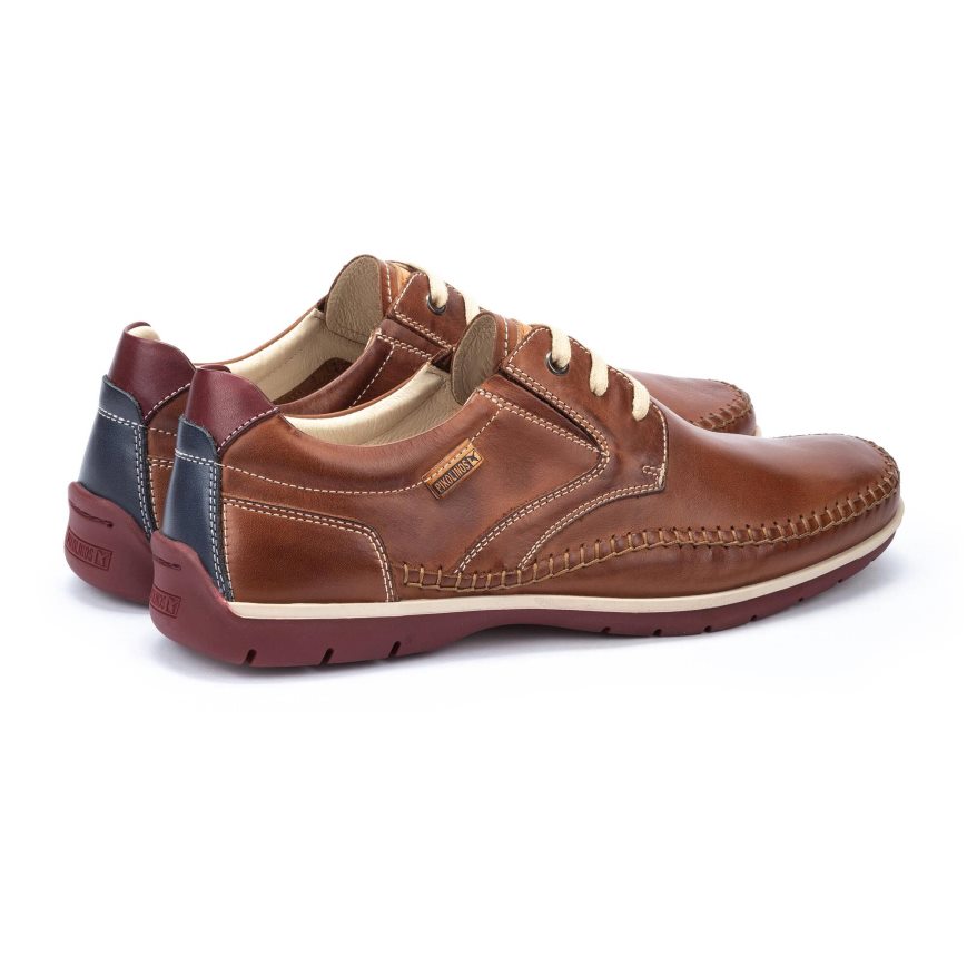 Men's Pikolinos MARBELLA Boat Shoes Brown | NZ Z9AQ308